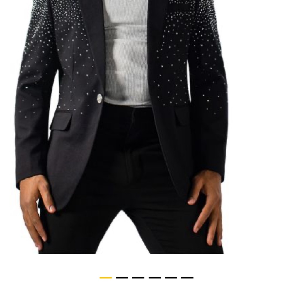 Black Studded Blazer